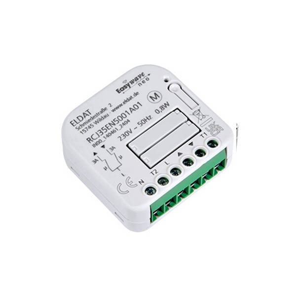 Eldat RCJ35 Unterputz-Empfänger 868 Mhz 1 Kanal 230 V potenzialbehaftet