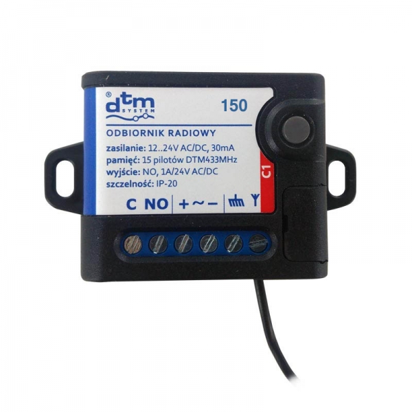 DTM Funkempfänger Nano V2 -150 12-24 Volt 433 MHz