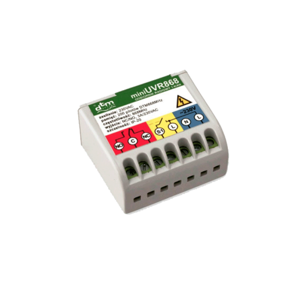 Funkempfänger von DTM Mini UVR 868 MHz Funkempfänger