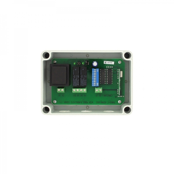Funkempfänger von Hauss Funkempfänger 433.920 MHz 4 Kanal Rollingcode