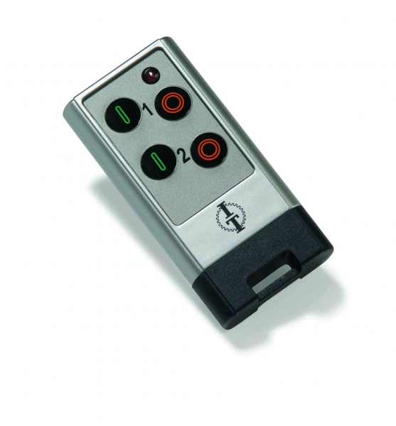 Intertechno ITKL-2 Funk-Mini-Handsender zur Schaltung von 2 Empfängern Handsender