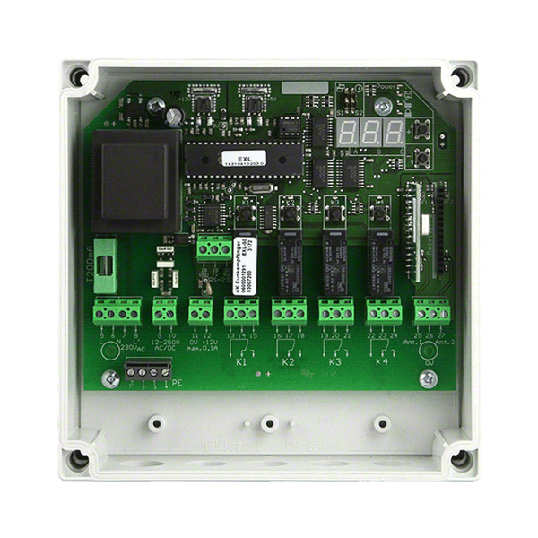 Dickert Funkempfänger EXL 868 MHz 4 Kanal 230 Volt, EXL-868A400