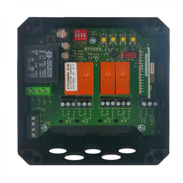 Dickert Funkempfänger E25Q 868 MHz PICO 4 Kanal 230 Volt