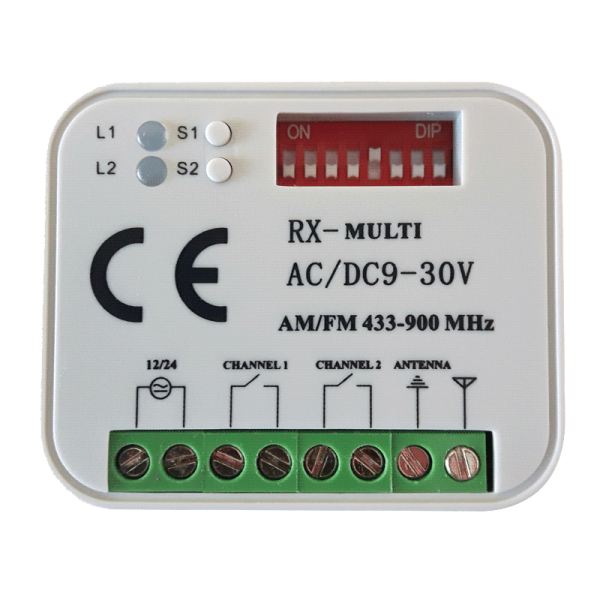 Funkempfänger von TORIX Universal-Funkempfänger Multi-R 433-900