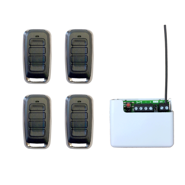 Funkempfänger von SET Funkempfänger BASE MN + 4 x MUVPro 4 Kanal Handsender