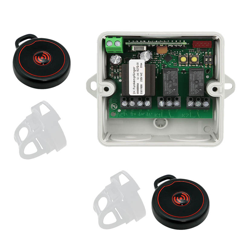 Dicker00 Accessory Dickert Funkempfänger 868 2 Kanal im Set mit zwei Outdoor Dickert ...