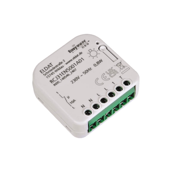 Eldat RCJ31 Unterputz-Empfänger 868 Mhz 1 Kanal 230 V potenzialbehaftet
