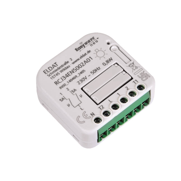 Eldat RCJ34 Unterputz-Empfänger 868 Mhz 2 Kanal 230 V potenzialbehaftet