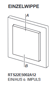 Eldat Tastsender RTS22E5002A12 868 MHz 2 Kanal