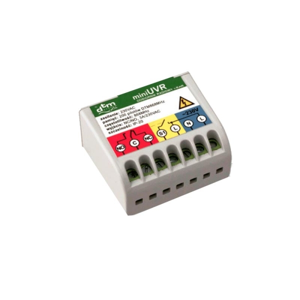 DTM Funkempfänger Mini UVR 433 MHz 230V 1 Kanal